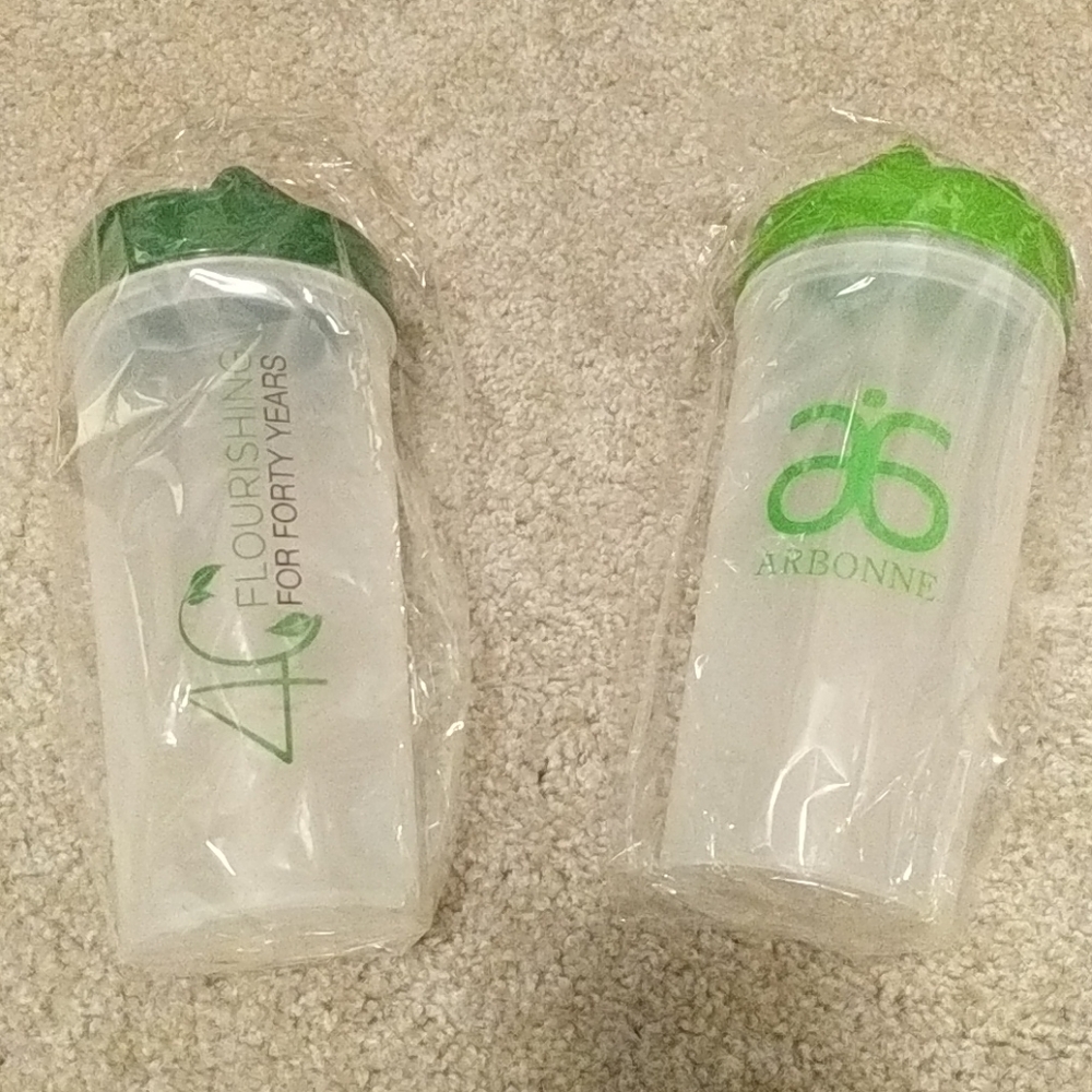 Arbonne shaker cups
